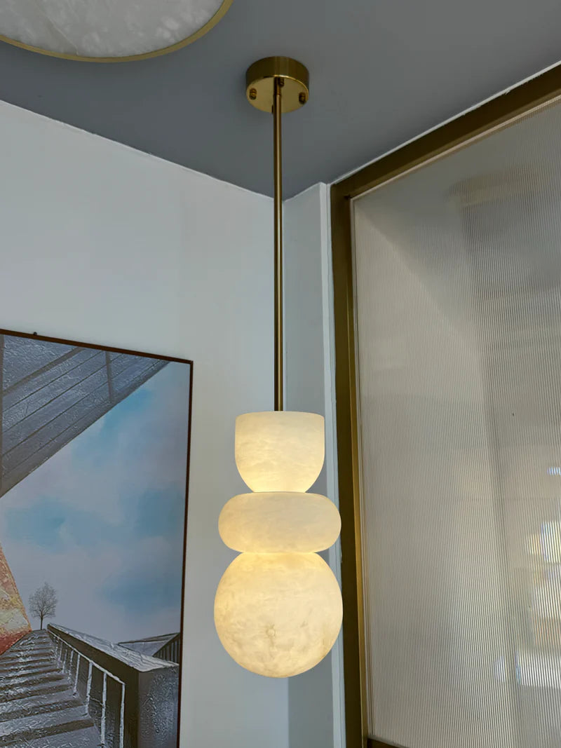 Luxiono Lighting Moon texture marble Pendant light / hanging light