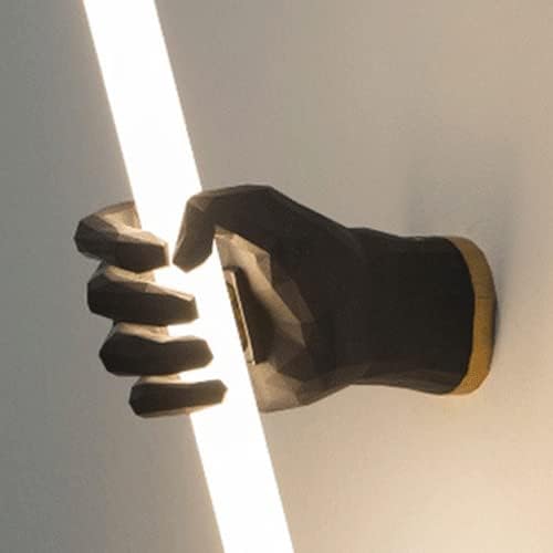 Resin Hand Wall Lamp with Acrylic Tube – Luxiono Lighting