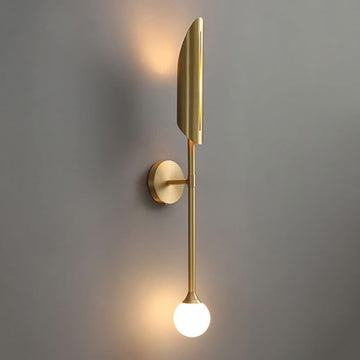 Vintage Brass Wall Light with 2 Glass Globes – Luxiono Lighting