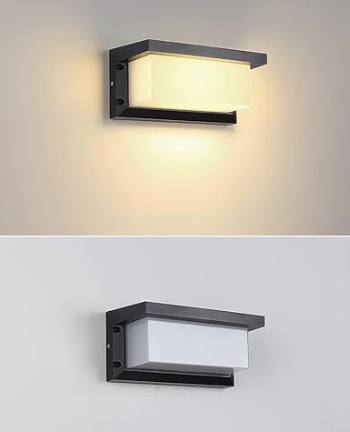 Modern Outdoor LED Wall Sconce – Weatherproof | Luxiono Lighting