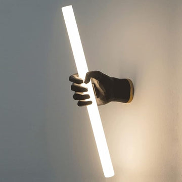 Resin Hand Wall Lamp with Acrylic Tube – Luxiono Lighting