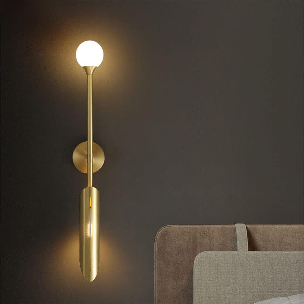 Vintage Brass Wall Light with 2 Glass Globes – Luxiono Lighting