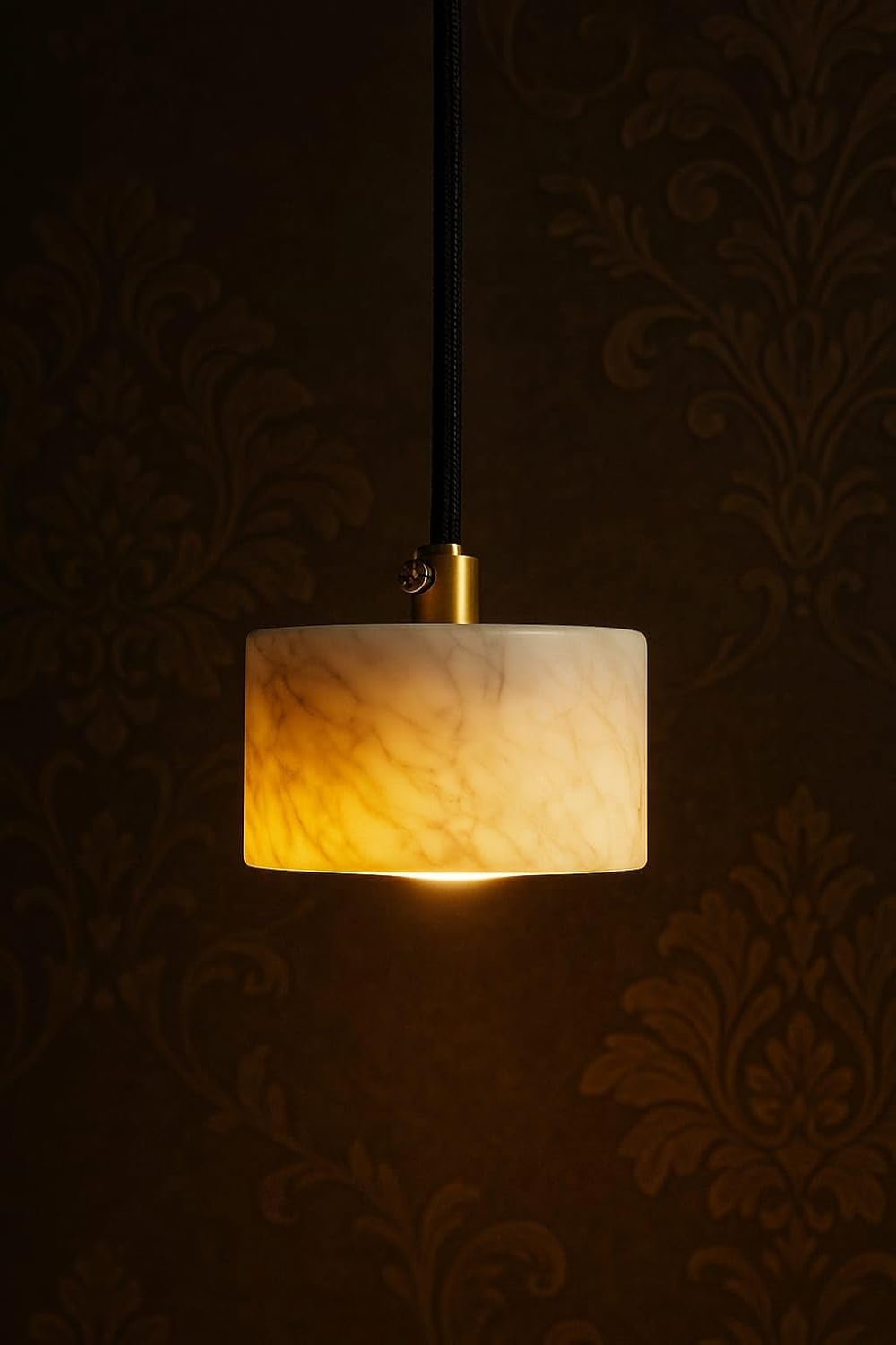 Luxiono Lighting Premium Marble Pendant Light – Elegant Lighting for Kitchen, Bedroom & Living Room Enhance Your Home décor with The Timeless Elegance of Premium Marble Pendant Light