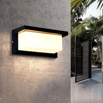 Modern Outdoor LED Wall Sconce – Weatherproof | Luxiono Lighting