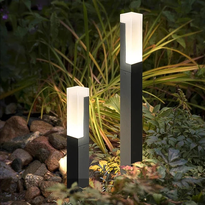 Luxiono Lighting Modern LED Outdoor Bollard Light