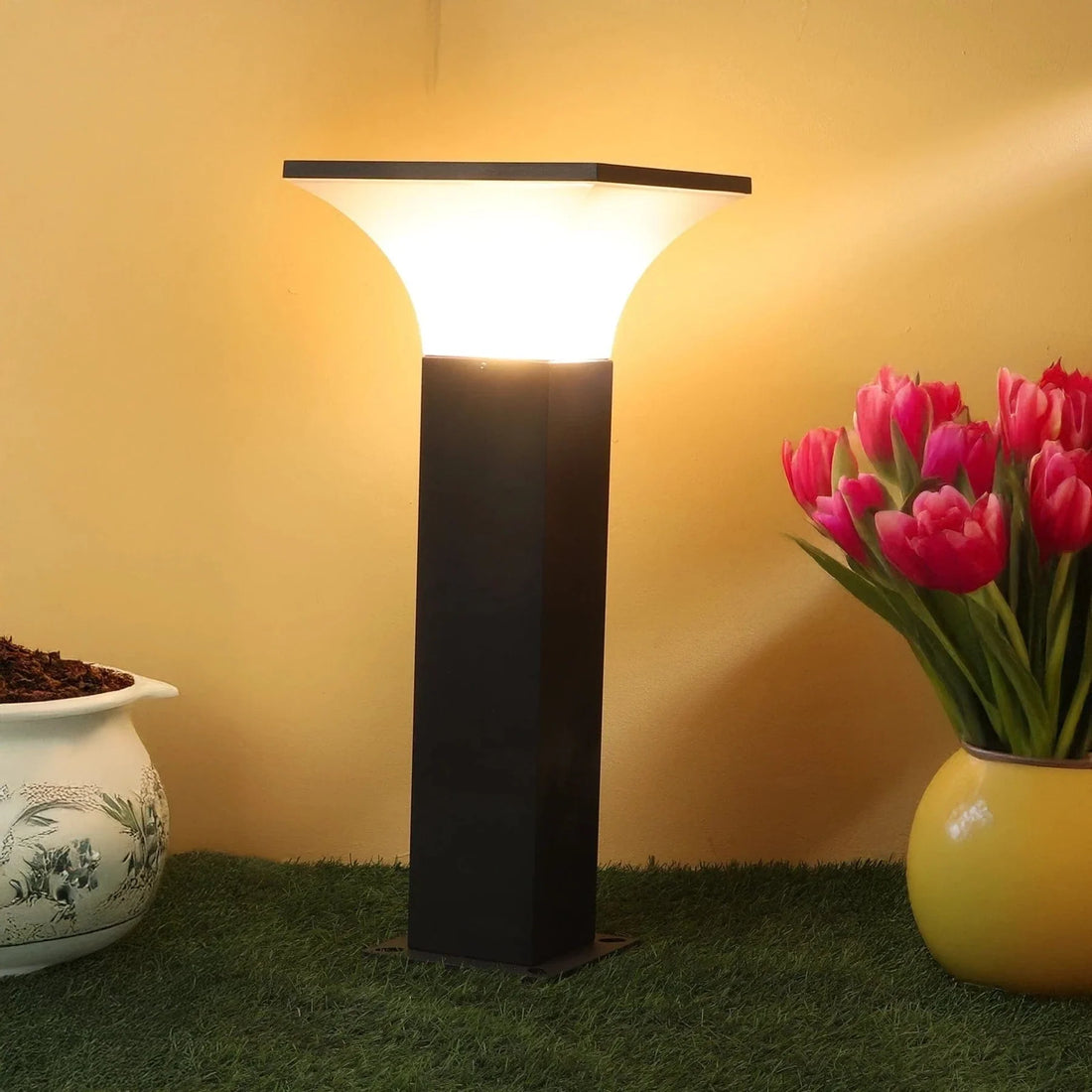Luxiono Lighting Pathway Light Walkway Lights, Gate Pillar Outdoor Floor Lamp Aluminium IP65 Waterproof Bollard Lights for Driveway Yard, Terrace, Lawn, Patio and Garden Decoration – 1 Year Warranty